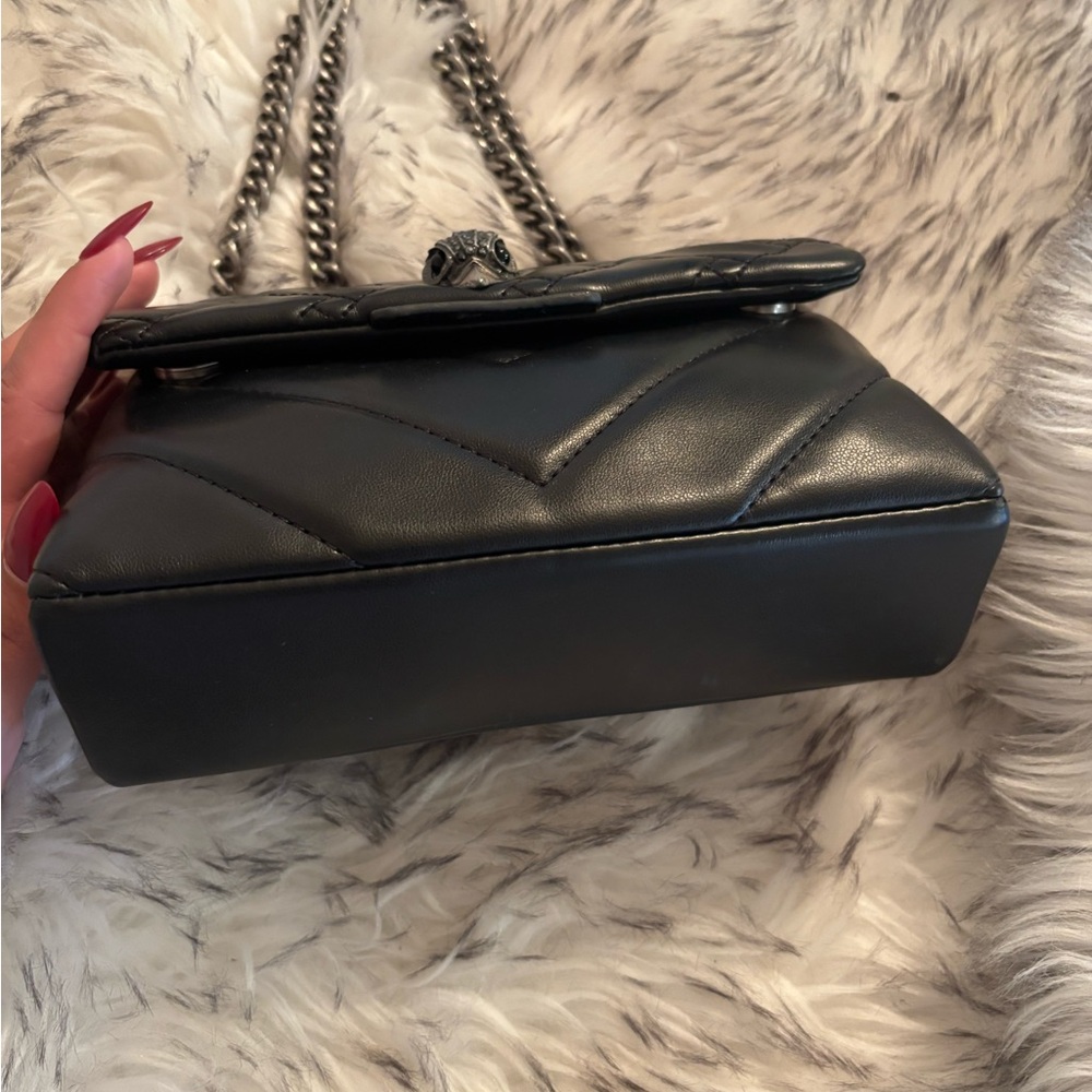 Kurt Geiger Black Quilted Shoulder Bag - Picture 2 of 6